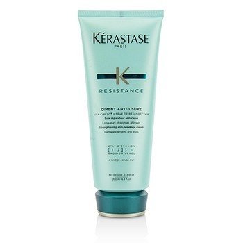 Kerastase レジスタンスシメントアンチウシュアストレングスアンチブレイキングクリーム-リンスアウト（損傷した長さと端の場合） (Resistance Ciment Anti-Usure Strengthening Anti-Breakage Cream - Rinse Out (For Damaged Lengths & Ends))