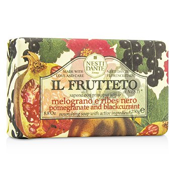IlFruttetoナリッシングソープ-ザクロとブラックカラント (Il Frutteto Nourishing Soap - Pomegranate & Blackcurrant)