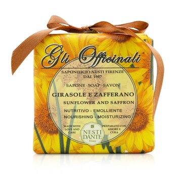 グリオフィシナリ石鹸-ひまわりとザッフェラノ-栄養と保湿 (Gli Officinali Soap - Sunflower & Zafferano - Nourishing & Moisturizing)