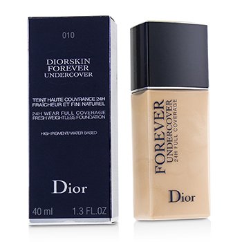 Diorskin Forever Undercover 24H Wear Full Coverage Water Based Foundation-＃010アイボリー (Diorskin Forever Undercover 24H Wear Full Coverage Water Based Foundation - # 010 Ivory)