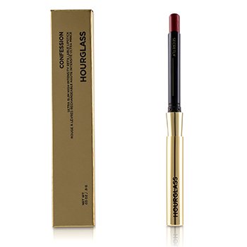 HourGlass 告白超スリム高輝度詰め替え口紅-＃こっそり（クラシックレッド） (Confession Ultra Slim High Intensity Refillable Lipstick - # Secretly (Classic Red))