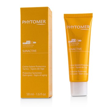 Phytomer サン アクティブ プロテクティブ サンスクリーン SPF 30 ダーク スポット - 老化の兆候 (Sun Active Protective Sunscreen SPF 30 Dark Spots - Signs of Aging)