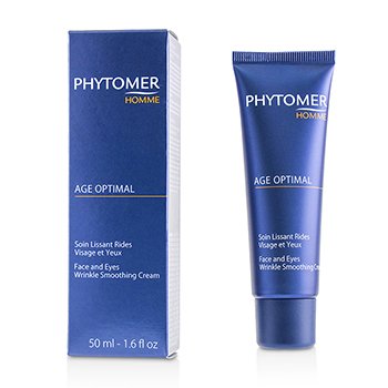 Phytomer オムエイジ オプティマル フェイス & アイズ リンクル スムージング クリーム (Homme Age Optimal Face & Eyes Wrinkle Smoothing Cream)