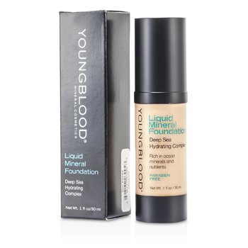 Youngblood リキッドミネラルファンデーション-サンキス (Liquid Mineral Foundation - Sun Kissed)