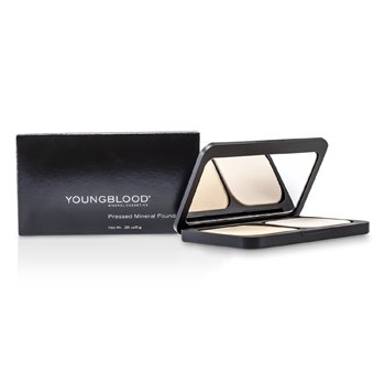 Youngblood Pressed MineralFoundation-ベアリーベージュ (Pressed Mineral Foundation - Barely Beige)