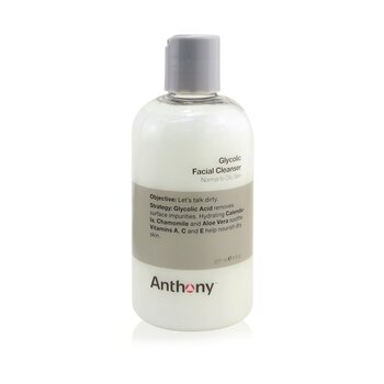 Anthony 男性用ロジスティクスグリコール酸洗顔料-通常/脂性肌用 (Logistics For Men Glycolic Facial Cleanser - For Normal/ Oily Skin)