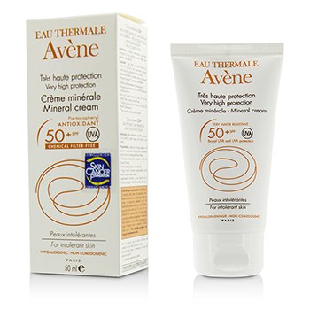 Avene 高保護ミネラルクリームSPF50 (High Protection Mineral Cream SPF 50)