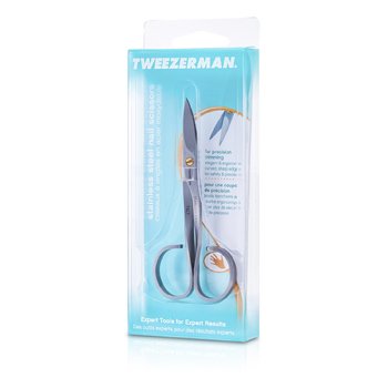 Tweezerman ステンレス鋼の爪切りはさみ (Stainless Steel Nail Scissors)