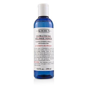 Kiehls ウルトラフェイシャルオイルフリートナー-ノーマルからオイリー肌タイプ向け (Ultra Facial Oil-Free Toner - For Normal to Oily Skin Types)