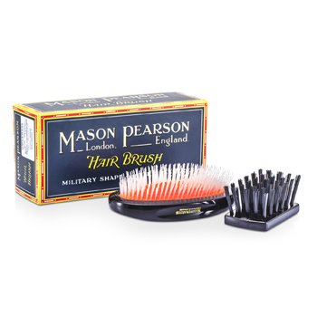 ナイロン-ユニバーサルミリタリーナイロンミディアムサイズヘアブラシ (Nylon - Universal Military Nylon Medium Size Hair Brush)
