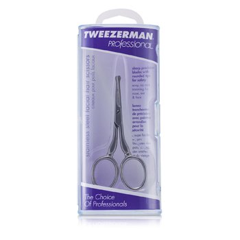 Tweezerman プロのステンレス鋼の顔の毛はさみ (Professional Stainless Steel Facial Hair Scissors)