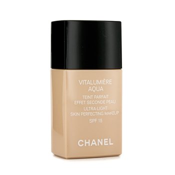 Chanel Vitalumiere AquaウルトラライトスキンパーフェクティングメイクアップSPF15-＃30ベージュ (Vitalumiere Aqua Ultra Light Skin Perfecting Make Up SPF15 - # 30 Beige)