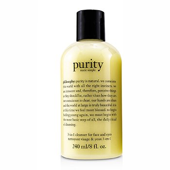 Philosophy Purity MadeSimple-顔と目のための3-in-1クレンザー (Purity Made Simple - 3-in-1 cleanser for face and eyes)