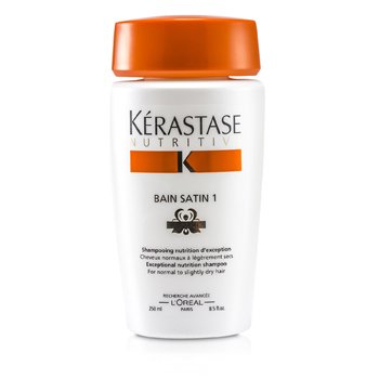 Kerastase ニュートリティブベインサテン1エクセプショナルニュートリションシャンプー（普通髪からやや乾いた髪用） (Nutritive Bain Satin 1 Exceptional Nutrition Shampoo (For Normal to Slightly Dry Hair))