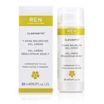 Ren クラリマットTゾーンバランシングジェルクリーム（脂性肌との組み合わせ用） (Clarimatte T-Zone Balancing Gel Cream (For Combination To Oily Skin))