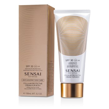 Kanebo センサイシルキーブロンズセルラープロテクティブクリームボディSPF30用 (Sensai Silky Bronze Cellular Protective Cream For Body SPF 30)