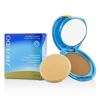 Shiseido UVプロテクティブコンパクトファンデーションSPF30（ケース+リフィル）-＃ダークベージュ (UV Protective Compact Foundation SPF 30 (Case+Refill) - # Dark Beige)
