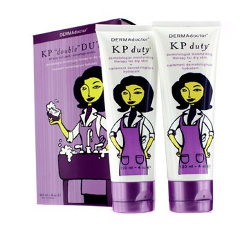 DERMAdoctor KP「ダブル」デューティデュオパック-皮膚科医の保湿療法（乾燥肌用） (KP Double Duty Duo Pack - Dermatologist Moisturizing Therapy (For Dry Skin))