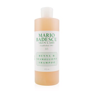 Mario Badescu ヘナ＆シーモリエントシャンプー（すべての髪のタイプに） (Henna & Seamollient Shampoo (For All Hair Types))