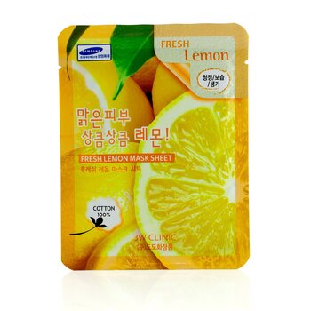 3W Clinic マスクシート-フレッシュレモン (Mask Sheet - Fresh Lemon)
