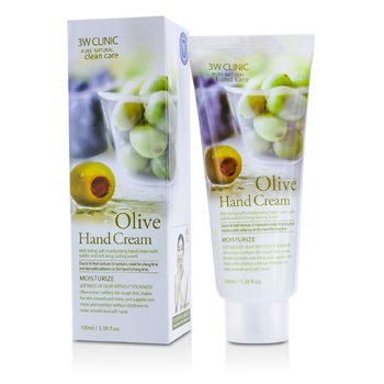 3W Clinic ハンドクリーム-オリーブ (Hand Cream - Olive)