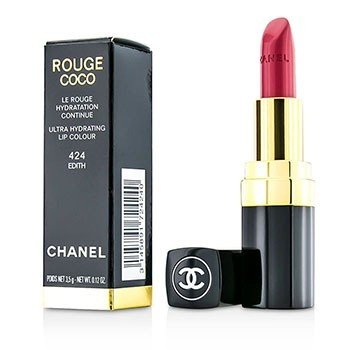 Chanel ルージュココウルトラハイドレイティングリップカラー-＃424 Edith (Rouge Coco Ultra Hydrating Lip Colour - # 424 Edith)