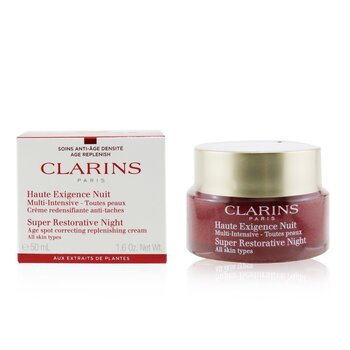 Clarins スーパーリストラティブナイトエイジスポットコレクティングリプレニッシングクリーム (Super Restorative Night Age Spot Correcting Replenishing Cream)