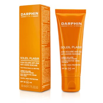 Darphin フェイスSPF50用ソレイユプレジールサンプロテクティブクリーム (Soleil Plaisir Sun Protective Cream for Face SPF 50)