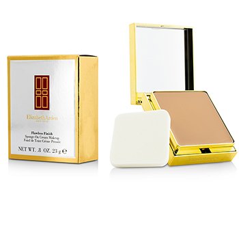 Elizabeth Arden クリームメイクの完璧な仕上げスポンジ（ゴールデンケース）-09ハニーベージュ (Flawless Finish Sponge On Cream Makeup (Golden Case) - 09 Honey Beige)