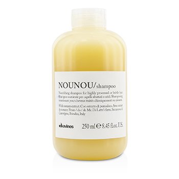 Davines のうのうナリッシングシャンプー（高度に加工された髪やもろい髪用） (Nounou Nourishing Shampoo (For Highly Processed or Brittle Hair))