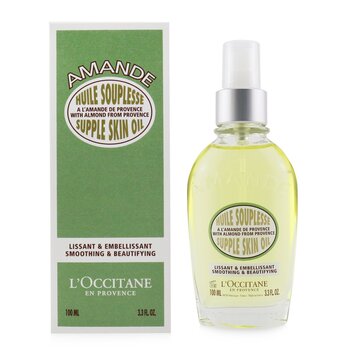 LOccitane アーモンドしなやかなスキンオイル-スムージングと美化 (Almond Supple Skin Oil - Smoothing & Beautifying)