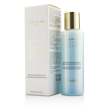 Guerlain ピュアラディアンスクレンザー-BeauteDesYuexラッシュプロテクトバイフェーズアイメイクアップリムーバー (Pure Radiance Cleanser - Beaute Des Yuex Lash-Protecting Biphase Eye Make-Up Remover)