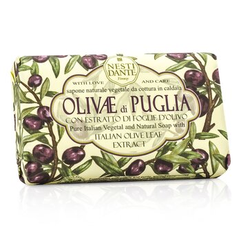Nesti Dante イタリアのオリーブ葉エキス入り天然石鹸-OlivaeDi Puglia (Natural Soap With Italian Olive Leaf Extract  - Olivae Di Puglia)