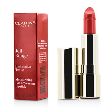 Clarins ジョリルージュ（ロングウェアモイスチャライジングリップスティック）-＃740ブライトコーラル (Joli Rouge (Long Wearing Moisturizing Lipstick) - # 740 Bright Coral)