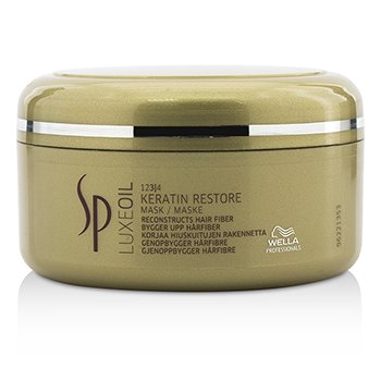 Wella SPラックスオイルケラチンリストアマスク（髪の繊維を再構築） (SP Luxe Oil Keratin Restore Mask (Reconstructs Hair Fiber))