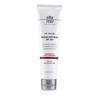 EltaMD UVフェイシャルモイスチャライジングフェイシャルサンスクリーンSPF30-ドライ＆ポストプロシージャスキン用 (UV Facial Moisturizing Facial Sunscreen SPF 30 - For Dry & Post Procedure Skin)