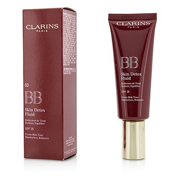 Clarins BBスキンデトックスフルイドSPF25-＃03ダーク (BB Skin Detox Fluid SPF 25 - #03 Dark)