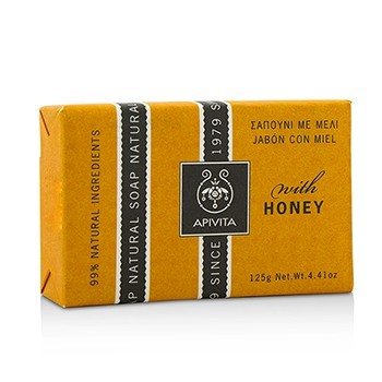 Apivita はちみつ入り天然石鹸 (Natural Soap With Honey)