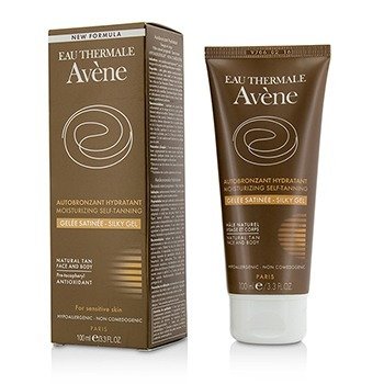 Avene 保湿セルフタンニングシルキージェルフェイス＆ボディ用-敏感肌用 (Moisturizing Self-Tanning Silky Gel For Face & Body - For Sensitive Skin)