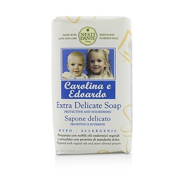 Nesti Dante カロライナ＆エドアルドエクストラデリケートソープ-保護と栄養 (Carolina & Edoardo Extra Delicate Soap - Protective & Nourishing)