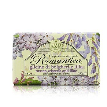 Nesti Dante ロマンティカ魅惑的なナチュラルソープ-トスカーナの藤とライラック (Romantica Enchanting Natural Soap - Tuscan Wisteria & Lilac)