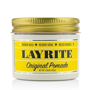 Layrite オリジナルポマード（ミディアムホールド、ミディアムシャイン、水溶性） (Original Pomade (Medium Hold, Medium Shine, Water Soluble))