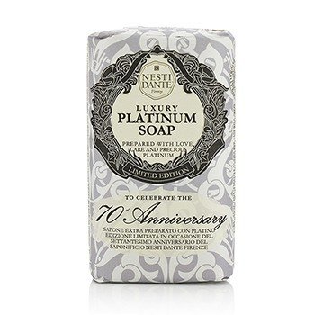 Nesti Dante 7070アニバーサリーラグジュアリープラチナソープウィズプレシャスプラチナ（限定版） (7070 Anniversary Luxury Platinum Soap With Precious Platinum (Limited Edition))