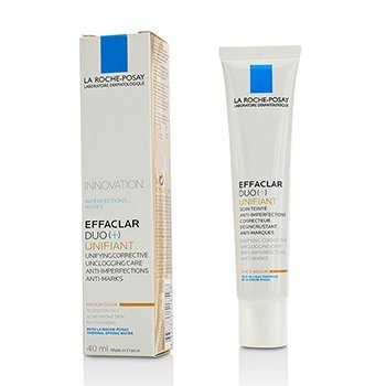 La Roche Posay Effaclar Duo（+）Unifiant Unifying Correctional Uncloging Care Anti-Imperfections Anti-Marks-Medium (Effaclar Duo (+) Unifiant Unifying Corrective Unclogging Care Anti-Imperfections Anti-Marks - Medium)