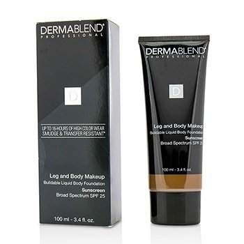 Dermablend レッグとボディメイクアップビルド可能なリキッドボディファンデーション日焼け止めブロードスペクトラムSPF25-＃ディープナチュラル85N (Leg and Body Make Up Buildable Liquid Body Foundation Sunscreen Broad Spectrum SPF 25 - #Deep Natural 85N)