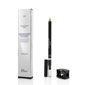 Christian Dior Diorshow Khol鉛筆削りで防水-＃009 White Khol (Diorshow Khol Pencil Waterproof With Sharpener - # 009 White Khol)