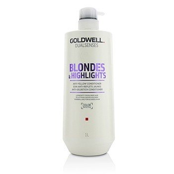 Goldwell Dual Sensesブロンド＆ハイライトアンチイエローコンディショナー（ブロンドの髪の明るさ） (Dual Senses Blondes & Highlights Anti-Yellow Conditioner (Luminosity For Blonde Hair))