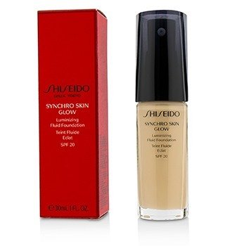 Shiseido シンクロスキングロールミナイジングフルイドファンデーションSPF20-＃ニュートラル (Synchro Skin Glow Luminizing Fluid Foundation SPF 20 - # Neutral)