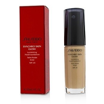 Shiseido シンクロスキングロールミナイジングフルイドファンデーションSPF20-＃ローズ2 (Synchro Skin Glow Luminizing Fluid Foundation SPF 20 - # Rose 2)