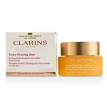 Clarins エクストラファーミングジャーリンクルコントロール、ファーミングデイリッチクリーム-乾燥肌用 (Extra-Firming Jour Wrinkle Control, Firming Day Rich Cream - For Dry Skin)